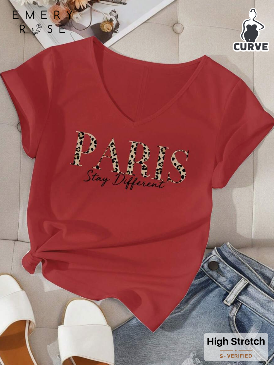 Emery Rose Paris T-shirt