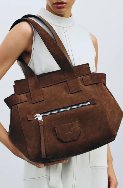 Brown Suede Bag
