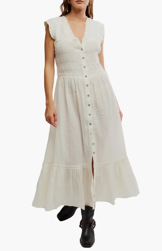 Cream Free People Dress