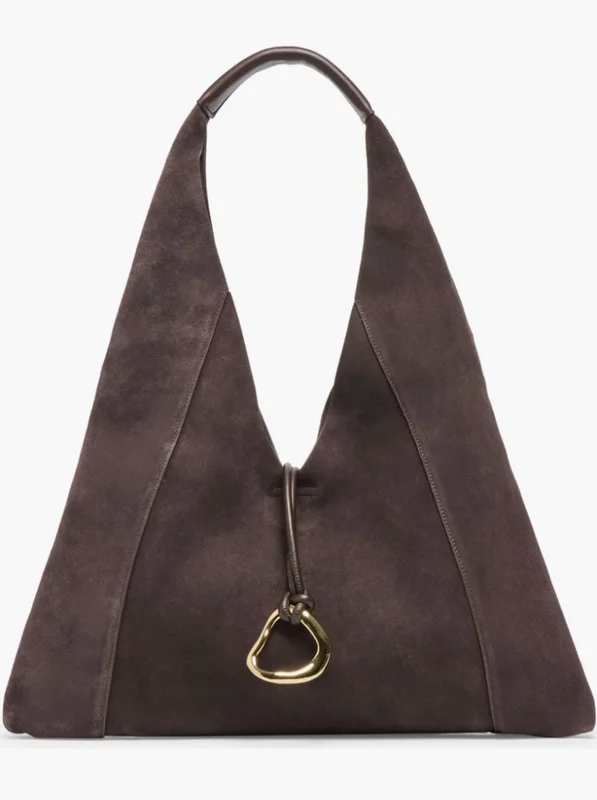 Suede Hobo Bag