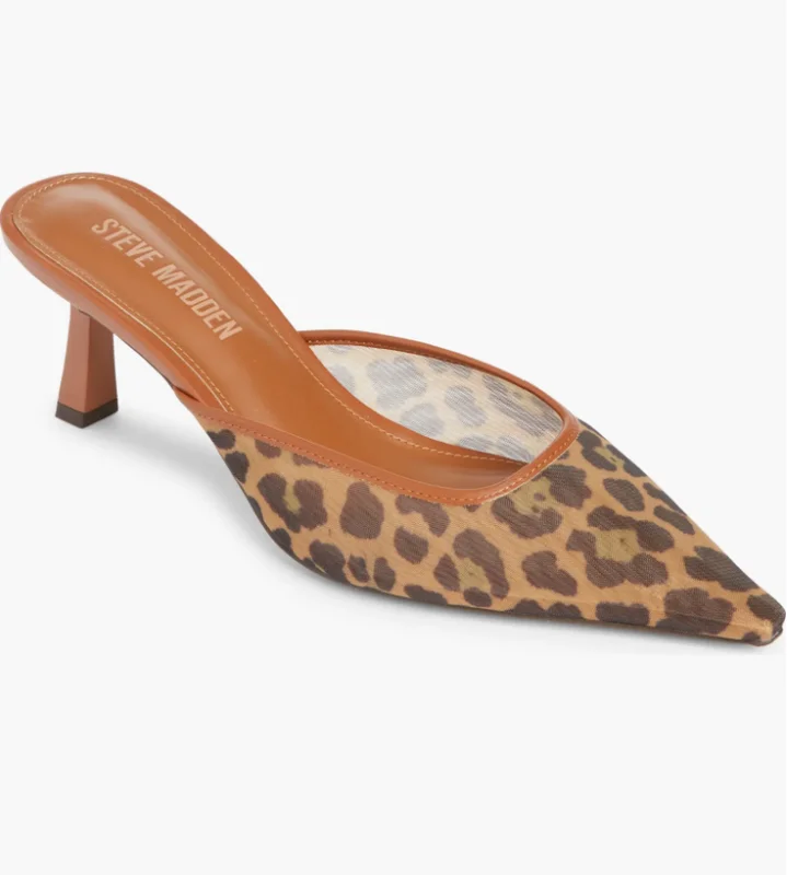 Leopard Kitten Heel