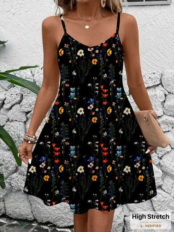 Floral Print Cami Dress